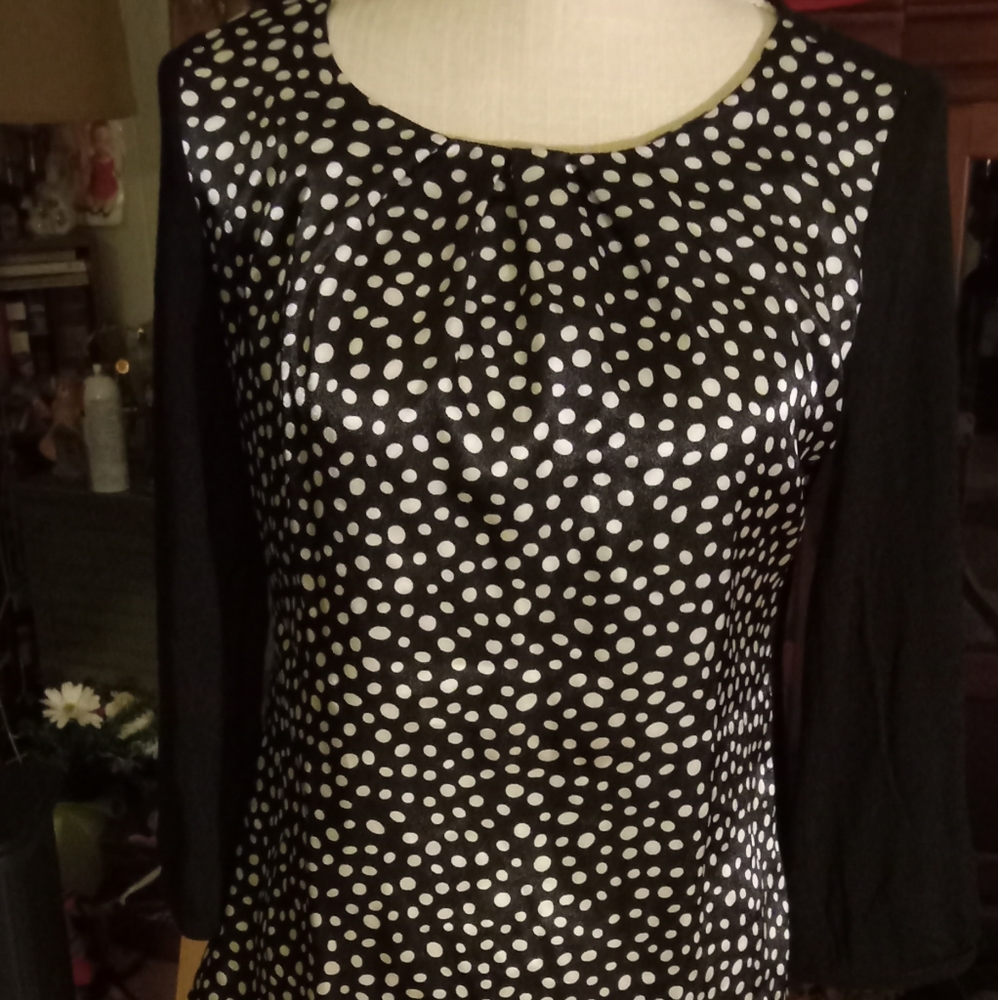 Women's blouse silver and black the limited